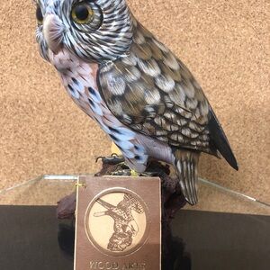 Wood Arts Owl Figurine